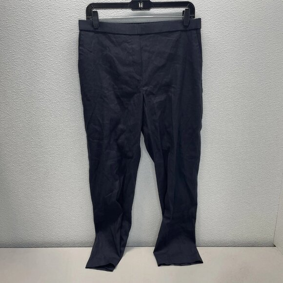 Theory Women's Treeca Pull-On Pants Navy Size 2 - Picture 1 of 4